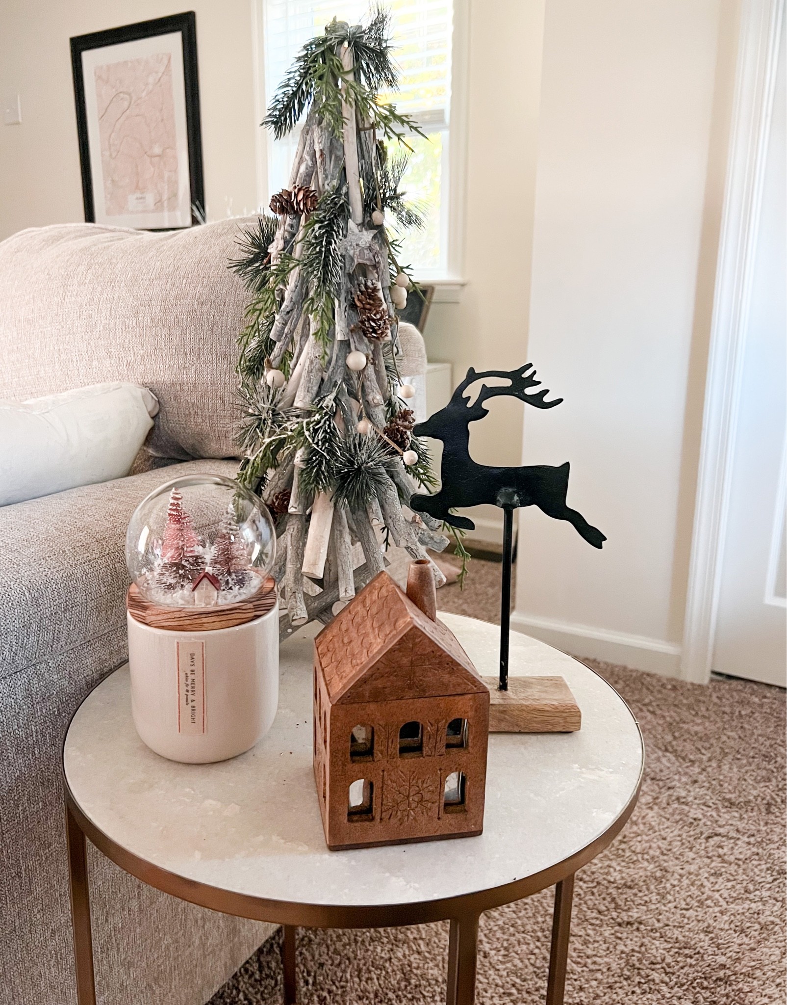 Christmas living room, Anthropologie Christmas decor, Christmas candle, Anthropologie 

#LTKhome #LTKsalealert #LTKunder50