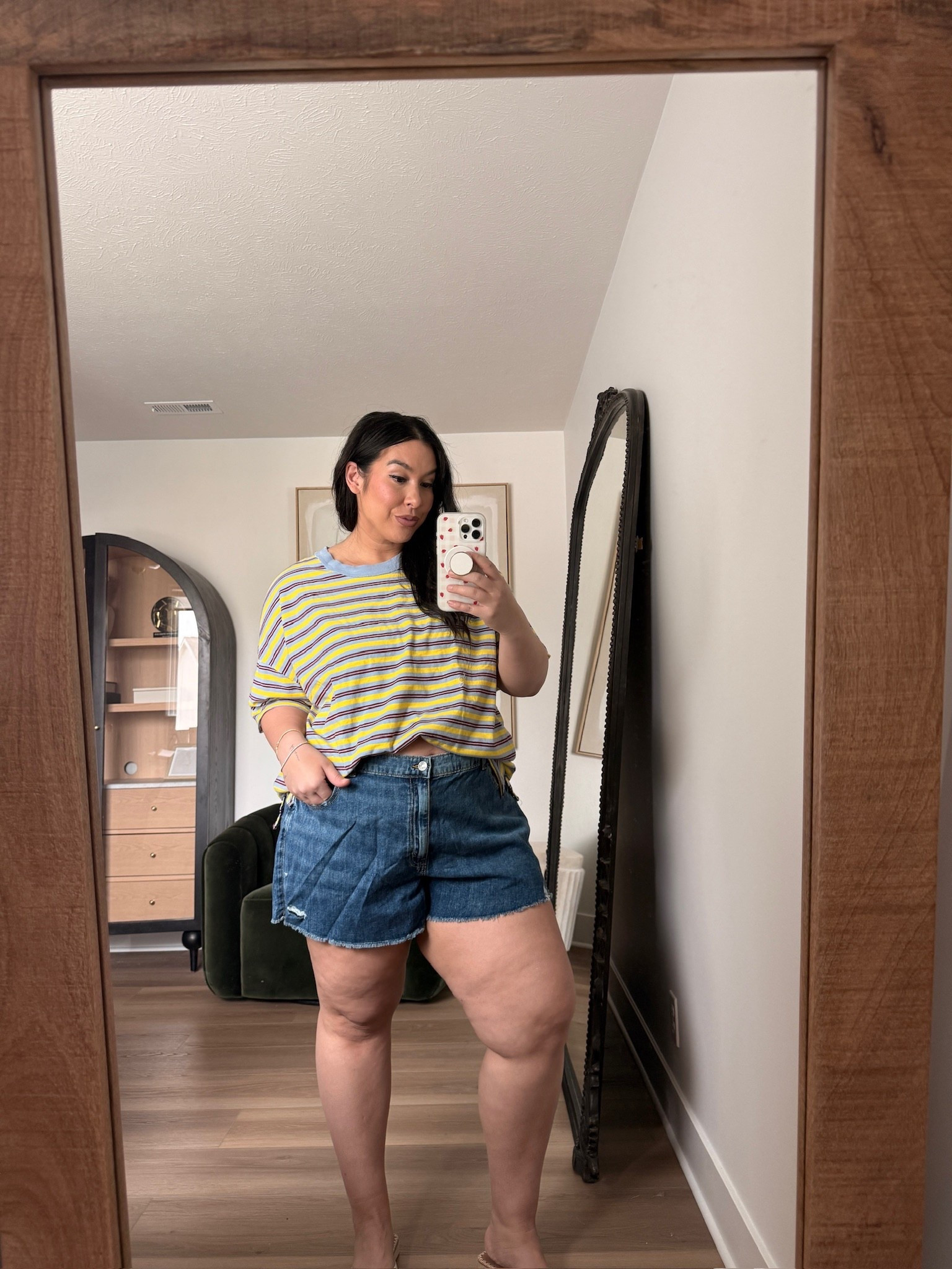 @Aerie cutest striped top and denim shorts for my midsize girlies!
-
-
-

Aerie, Midsize, Midsize OOTD, Denim shorts, Spring OOTD, Summer OOTD, Curvy fashion, Midsize denim, Swim, One-piece, Midsize Swim

#LTKMidsize #LTKSeasonal #LTKootd