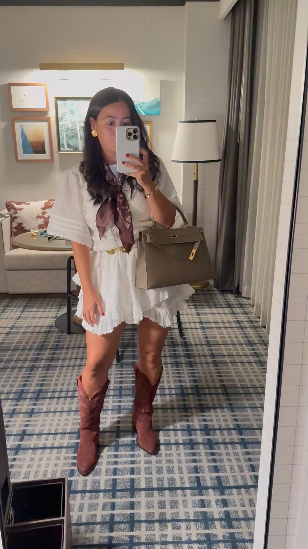 LTKCON day 1 outfit!! Abercrombie hosted the most fun welcome party! P. My tecovas boots are the absolute comfiest!!

#LTKFindsUnder100 #LTKCon #LTKOver40