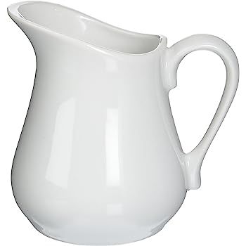 Bia Cordon Bleu Inc Bia Cordon Bleu Inc 900147 8 Oz White Porcelain Pitcher, White | Amazon (US)