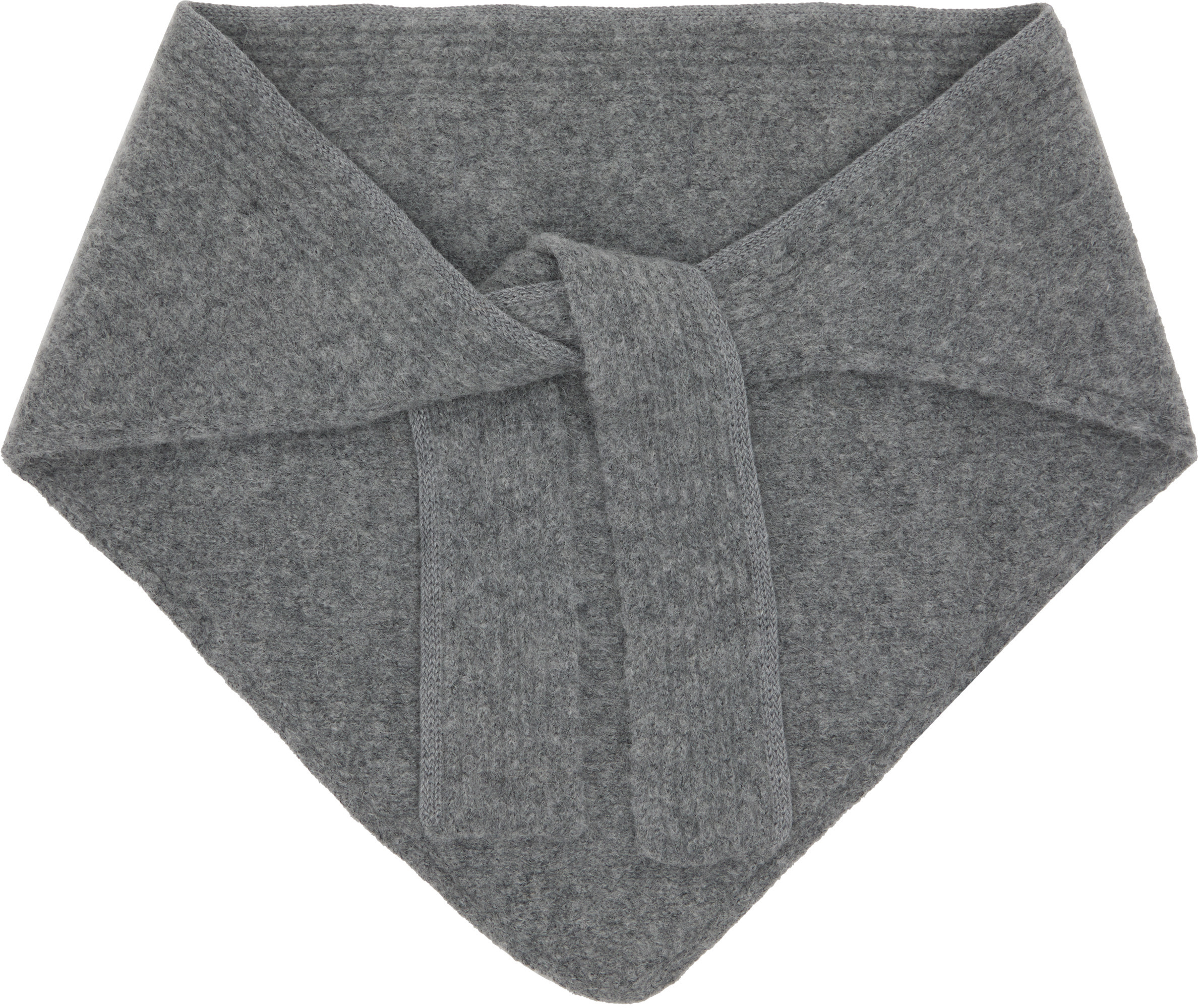 JACQUEMUS Gray La Casa 'The Gros Grain' Shawl Scarf | SSENSE