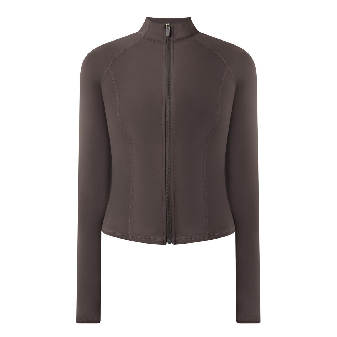 ADANOLA Ultimate Long-Sleeved Zipped Top - Brown | Brown Thomas (IE)
