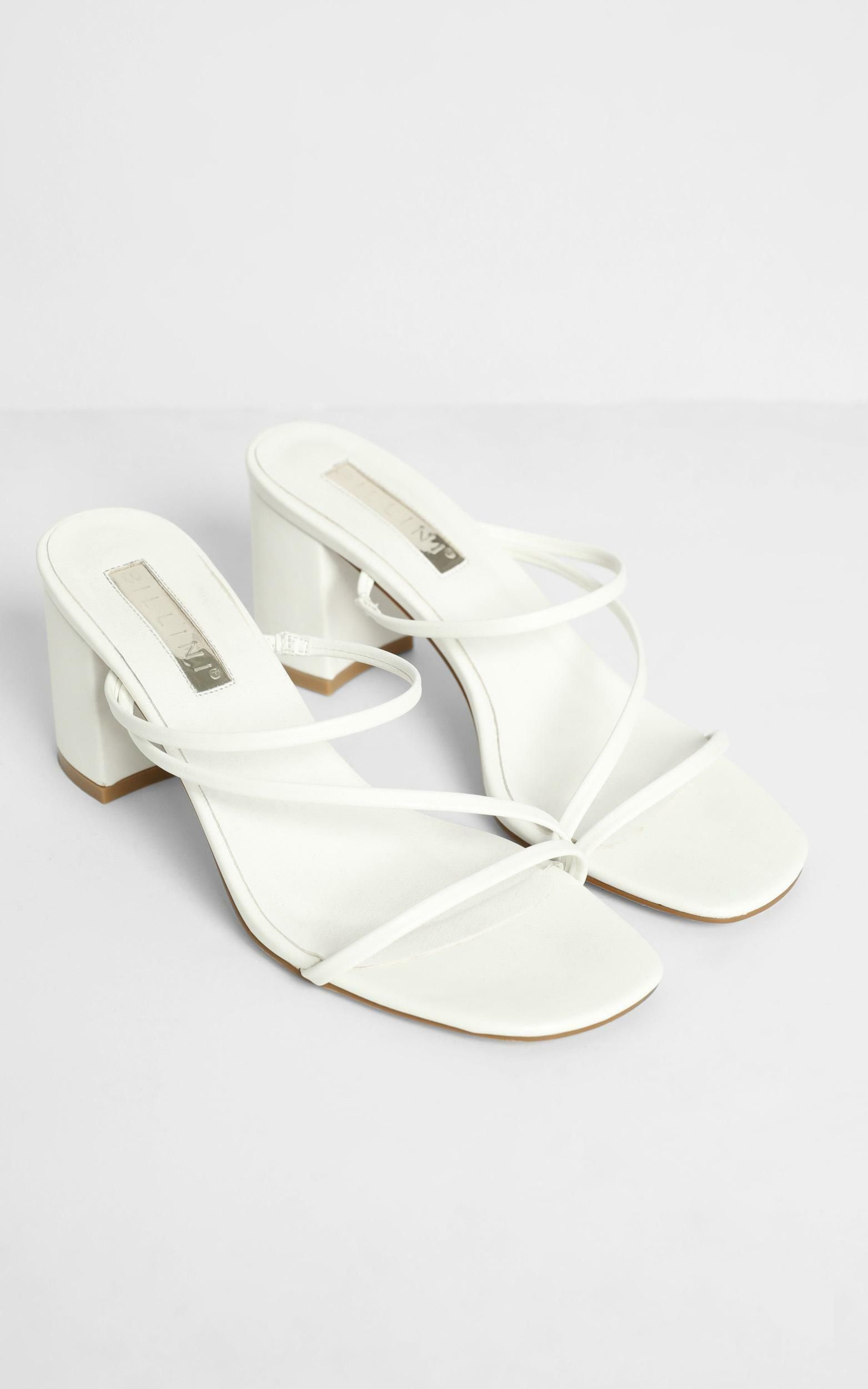 Billini - Yazmin Heels in White | Showpo | Showpo - deactived