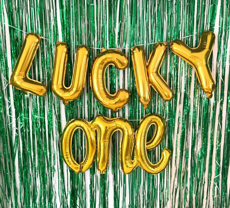 Lucky One Balloon Banner  St Patricks Day 1st Birthday Party | Etsy | Etsy (US)