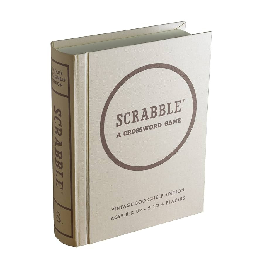 WS Game Company Scrabble Vintage Bookshelf Edition | Amazon (US)