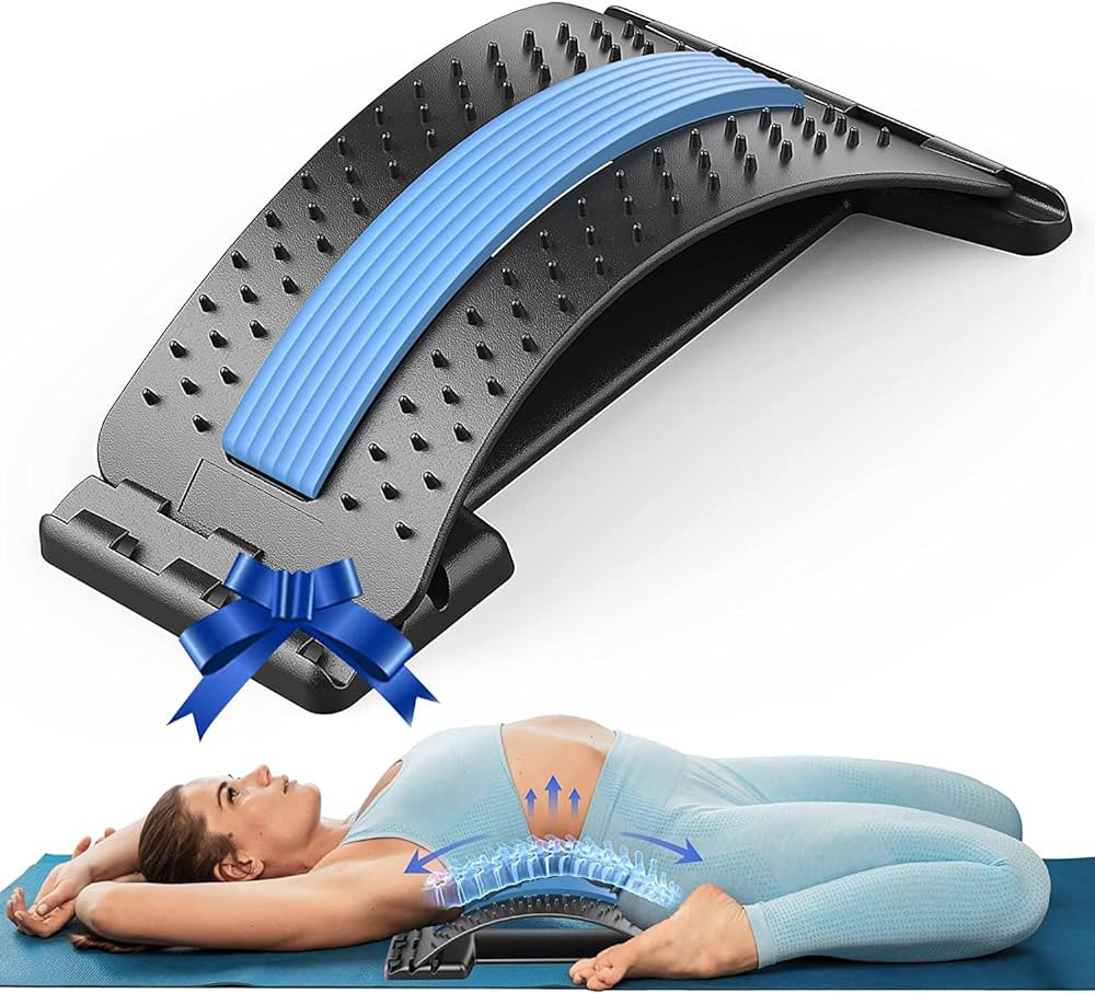 NIBST Upgraded Back Cracker Device, Back Stretcher for Lower Back Pain Relief, for Crack Upper Ba... | Amazon (US)