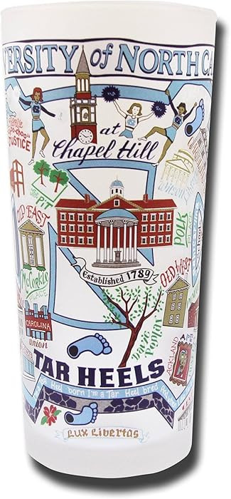 Catstudio Drinking Glass, University of North Carolina Glass Cup for Kitchen, 15oz Dishwasher Saf... | Amazon (US)