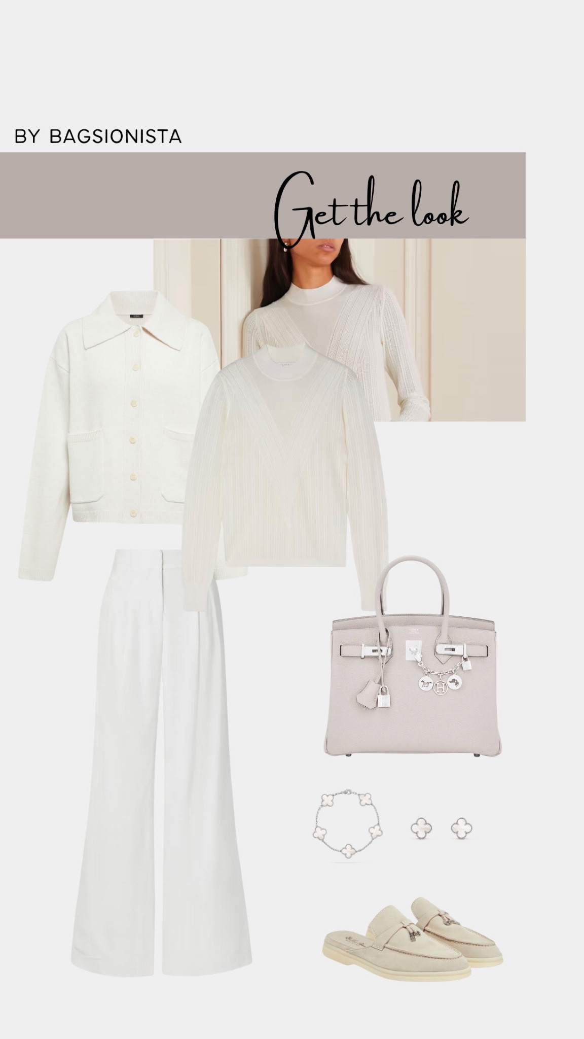 A white dreamy elegant look. Perfect for a chic outing on town doing some shopping 🤍 #falllook #chiclook #whiteoutfit #classylady

#LTKeurope #LTKstyletip #LTKSeasonal