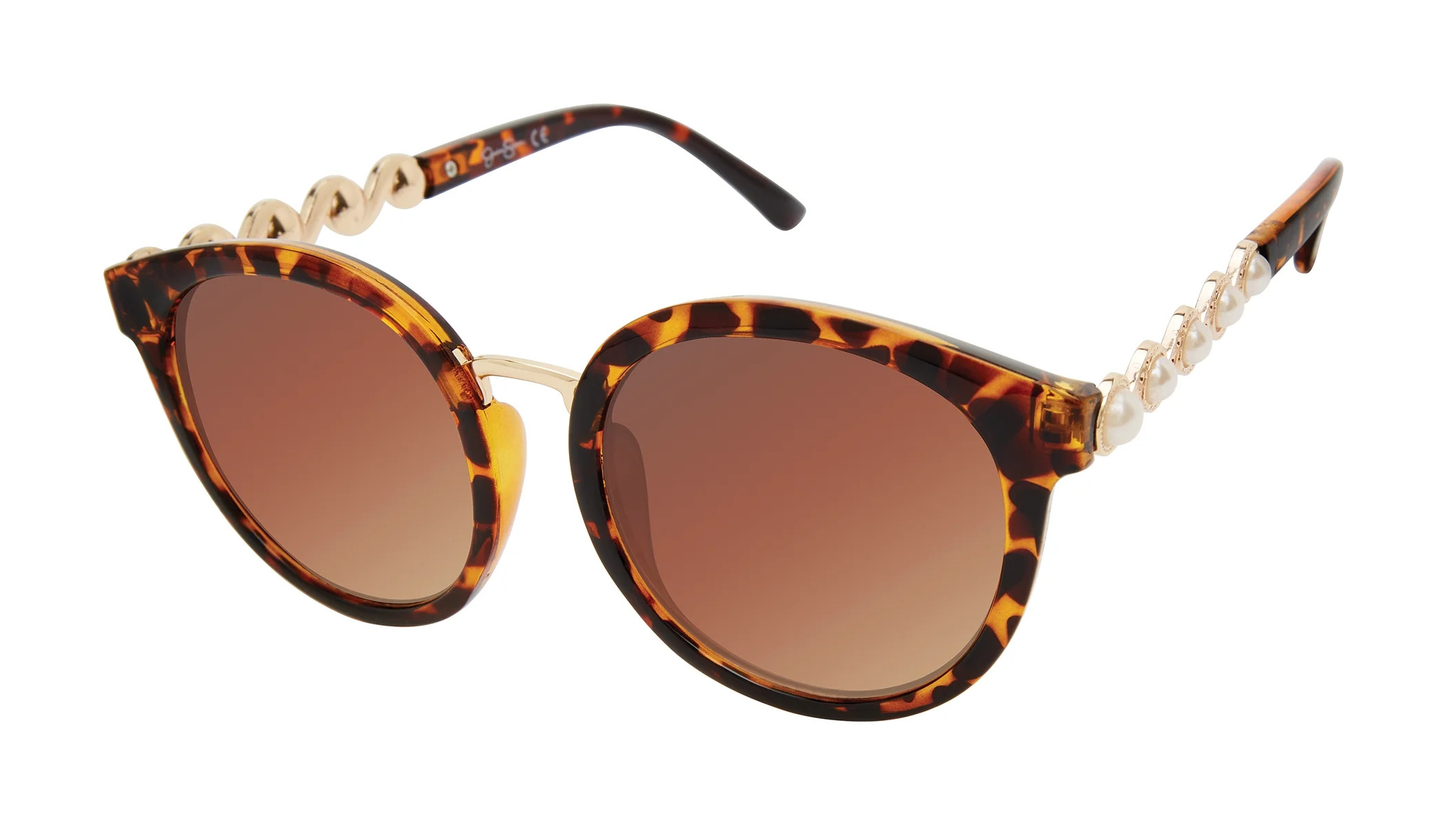 Jessica Simpson J5638 Pearl UV Protective Women's Round Adult Sunglasses 53 mm | Walmart (US)