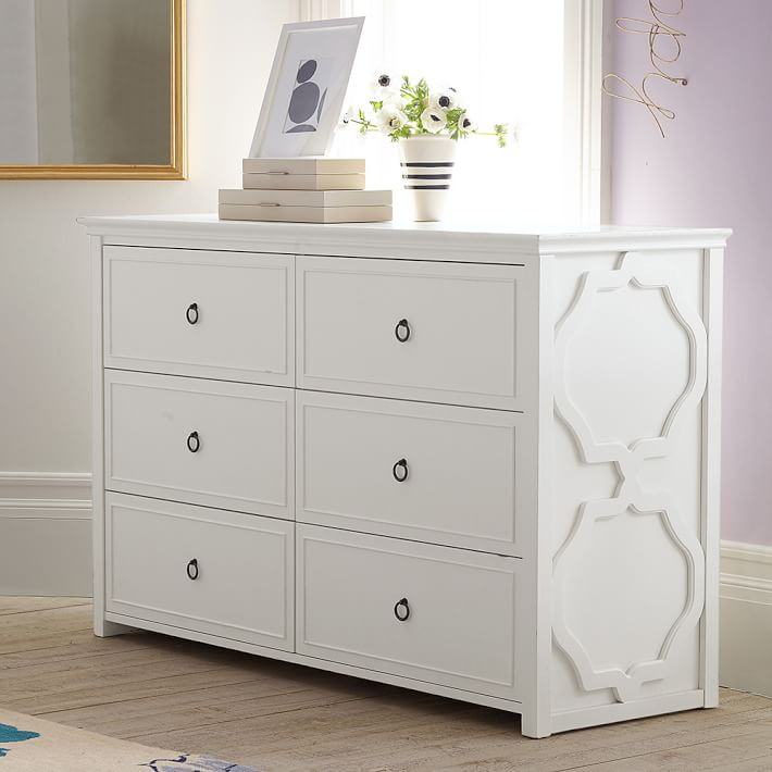 Elsie 6-Drawer Wide Dresser | Pottery Barn Teen