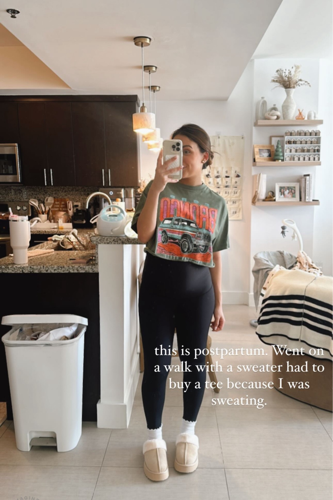 The cutest graphic tee and it’s BOGO 50% and I’m obsessed with these shoes! 