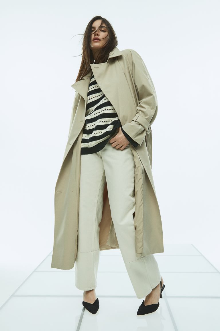 Double-breasted trenchcoat | H&M (UK, MY, IN, SG, PH, TW, HK, KR)