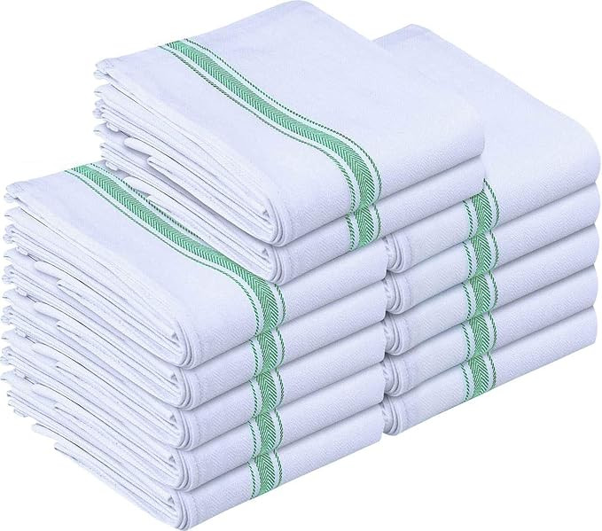 Utopia Towels Dish Towels, 15 x 25 Inches, 100% Ring Spun Cotton Super Absorbent Linen Kitchen To... | Amazon (US)