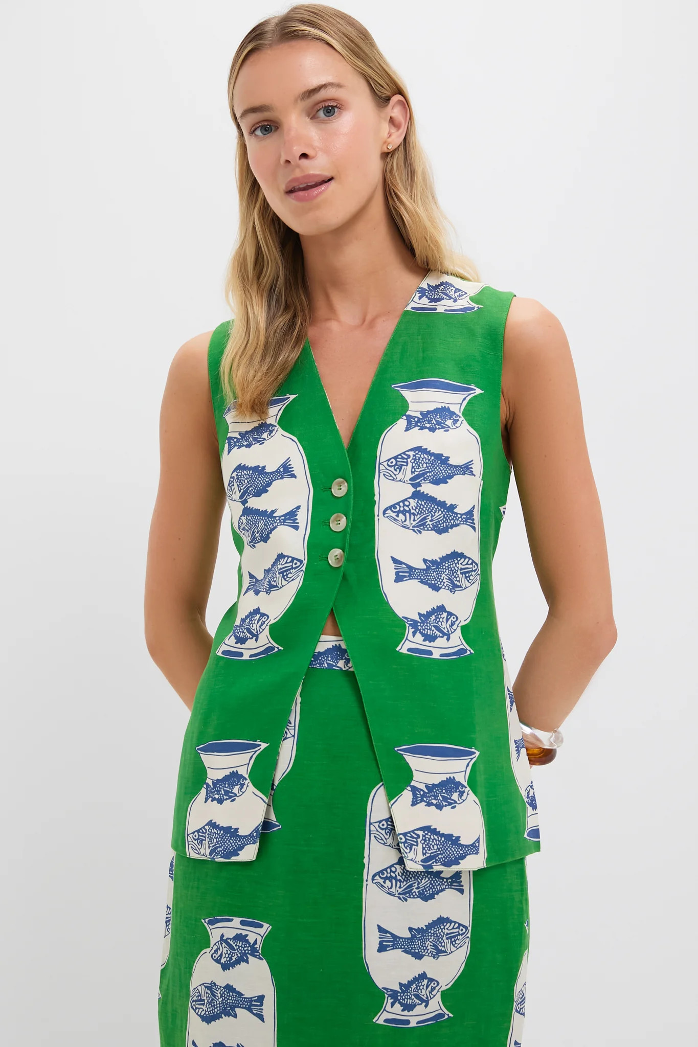 Herring Green Lachlyn Vest | Tuckernuck (US)