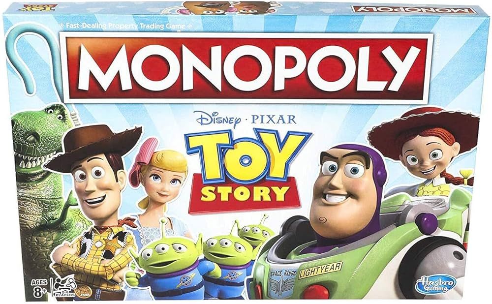 MONOPOLY Toy Story Board Game Family and Kids Ages 8+, Brown/A | Amazon (US)