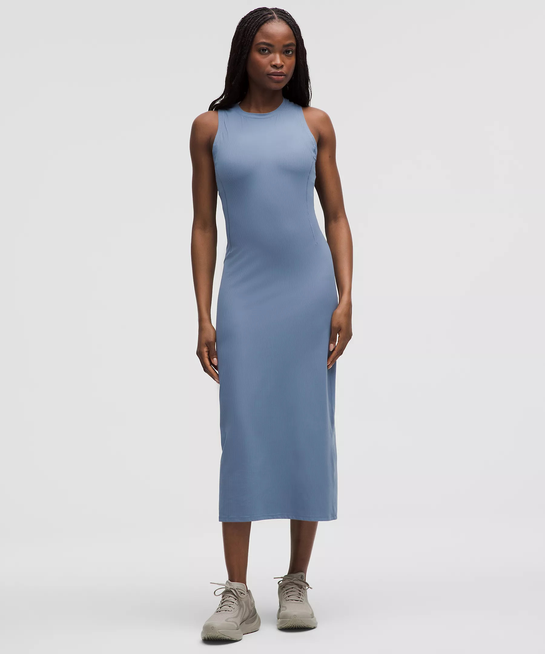 All Aligned Ribbed Midi Dress | Lululemon (US)