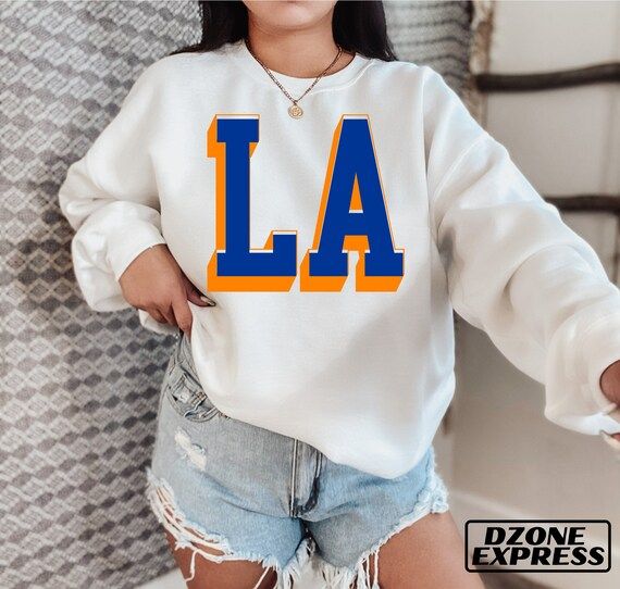 Los Angeles Sweatshirt Unisex Los Angeles Sweatshirt Cute | Etsy | Etsy (US)