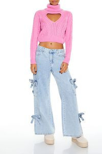 Heart Cutout Turtleneck Sweater | Forever 21