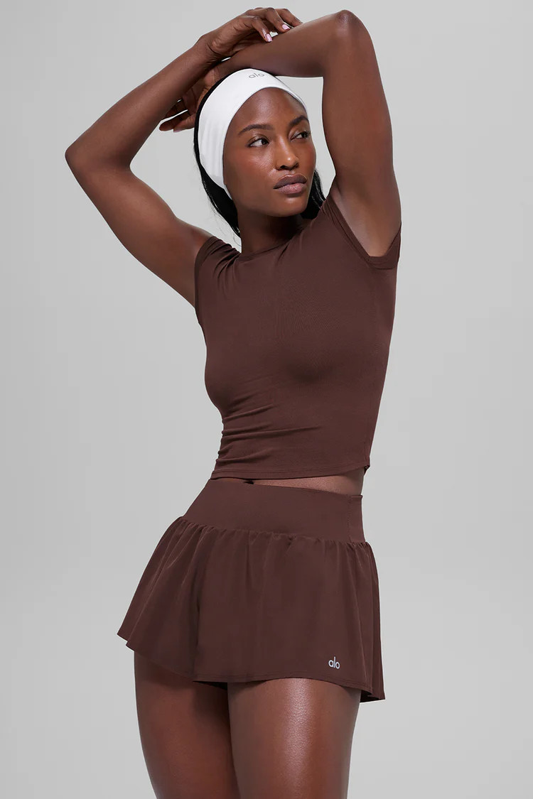 Alosoft Back For More Tee - Brownstone | Alo Yoga (US)