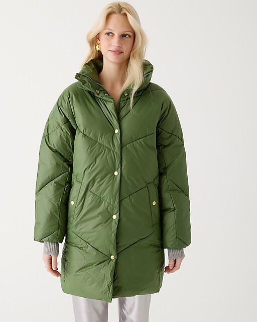 Tall villa puffer coat with PrimaLoft® | J. Crew US