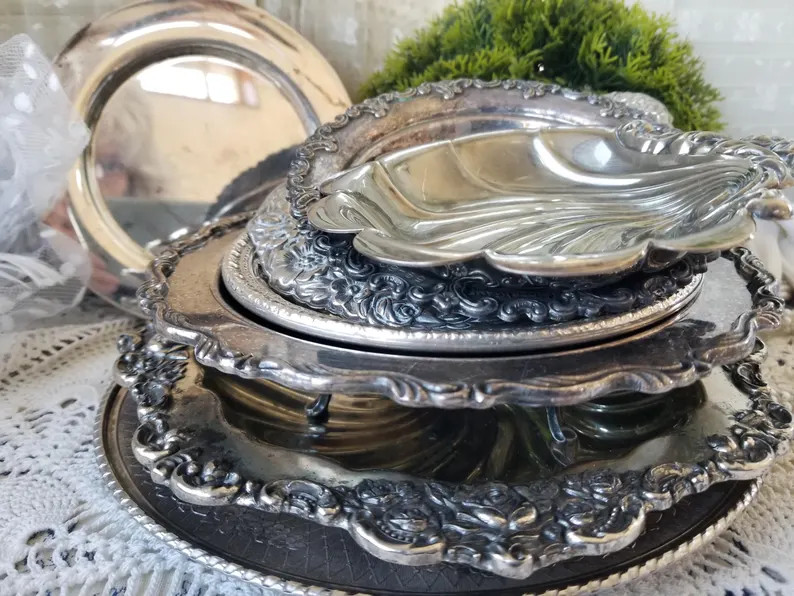 Your Choice of 8 Beautiful Small Silver-plated Trays. Each of These 8 Silver Plated Trays Are Per... | Etsy (US)