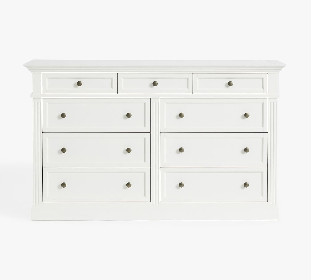 Livingston 9-Drawer Wide Dresser, Montauk White | Pottery Barn (US)