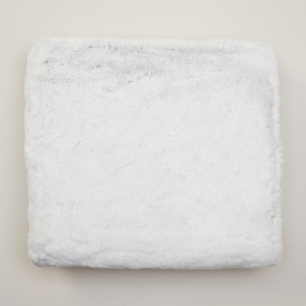 FAUX FUR THROW, FROST | Indigo (CA)