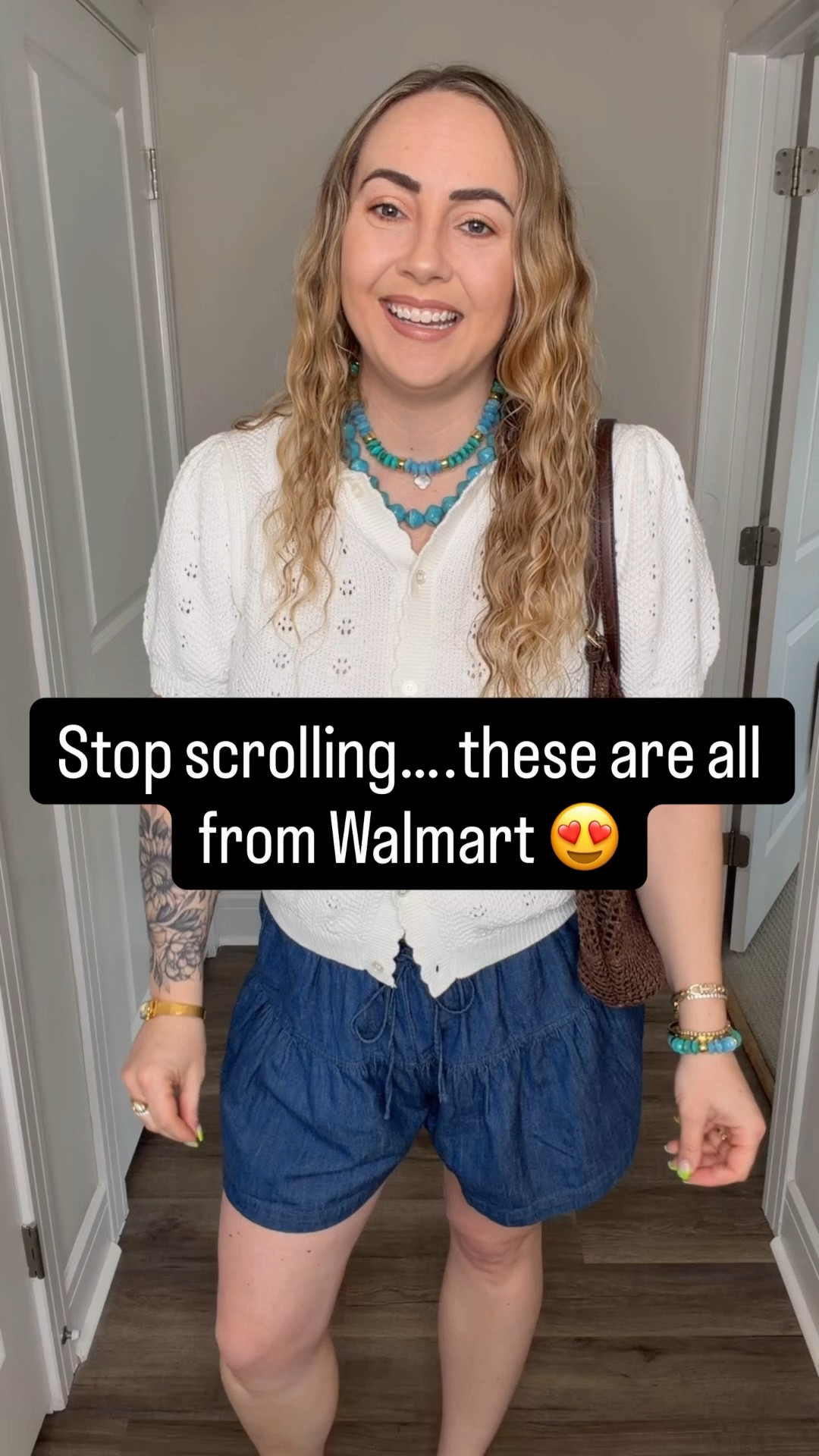 Three Walmart looks I’m currently loving 😍 Walmart has been SO good lately. From patriotic knits to easy throw-on dresses and lightweight summer layers these pieces look way more expensive than they are. 

Look 1 🤍 
Lightweight knit cardigan + flowy shorts = the perfect effortless summer outfit. Comfortable but still put together, which is my favorite kind of look lately. 

Look 2 🇺🇸 
This sailboat sweater is giving coastal meets patriotic chic and I’m obsessed. So cute for Memorial Day, the 4th, beach trips, or summer nights. 

Look 3 ☀️ 
This rust dress is one of those easy throw-on-and-go pieces you’ll wear on repeat all summer. Lightweight, flattering, and so easy to style with sandals and jewelry. 

Everything linked in my LTK 🤍 @walmart 

#outfitinspiration #fashiondiaries #springoutfit #walmartfinds #fashionfind

#LTKootd #LTKSeasonal #LTKTall