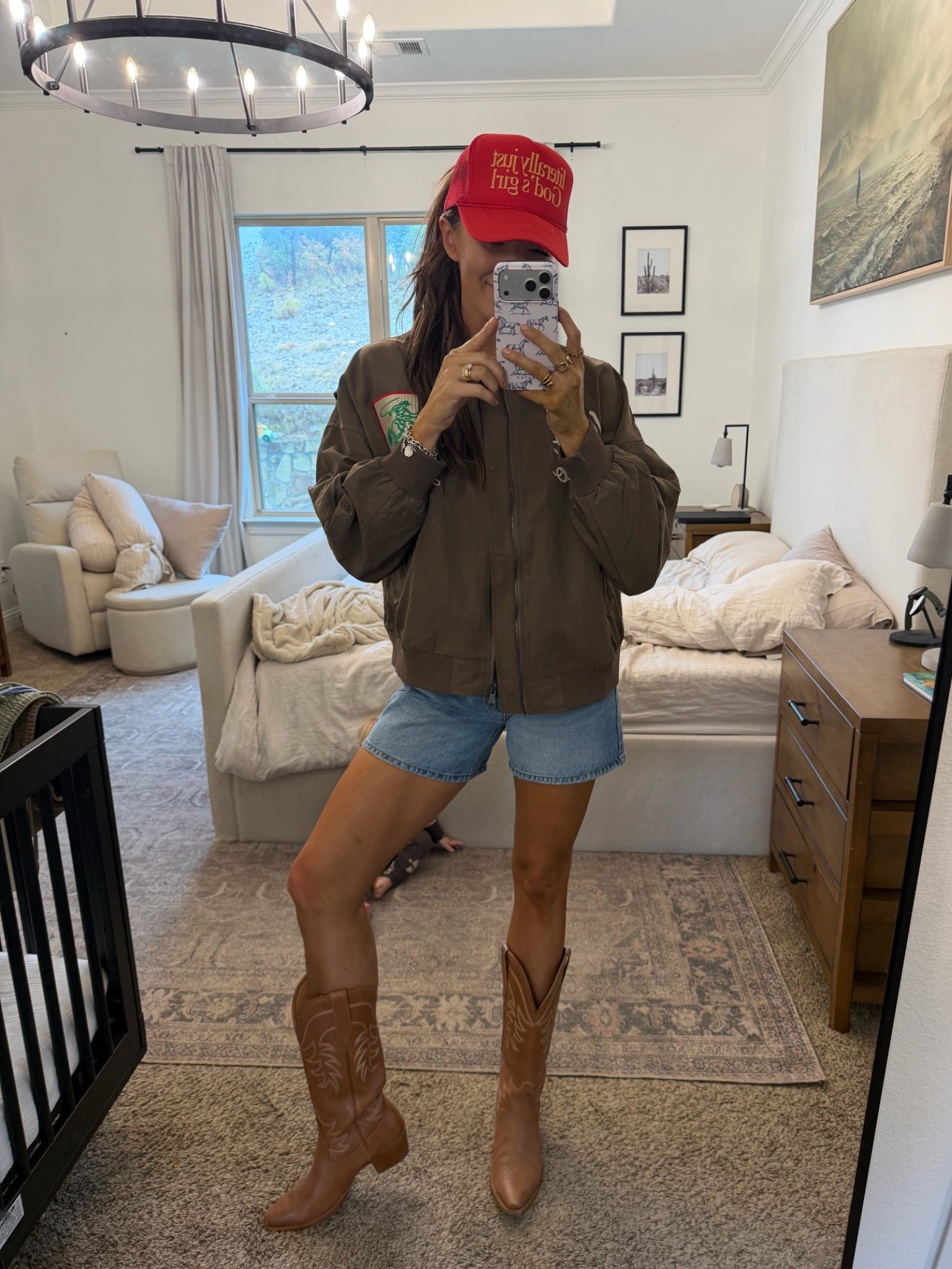 this jacket is on sale!!!! 👀 my shorts are from my boutique in the past and these are my exact boots — and my favorite 🍂🪵 hat is from my website and will be up this week for grabs! 🤎

#LTKmomlife #LTKootd #LTKgrwm