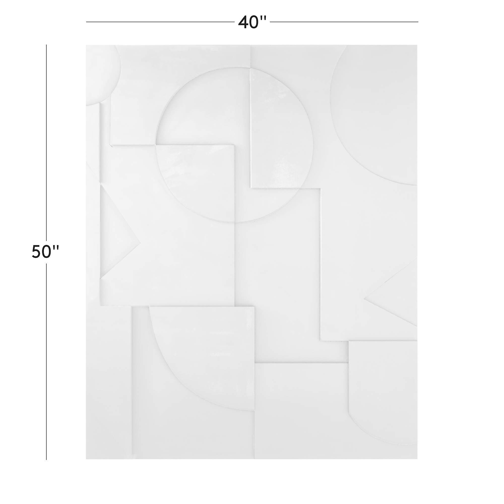 Racco II Black Geometric 3-D Modern Wall Art 40''x50'' + Reviews | CB2 | CB2
