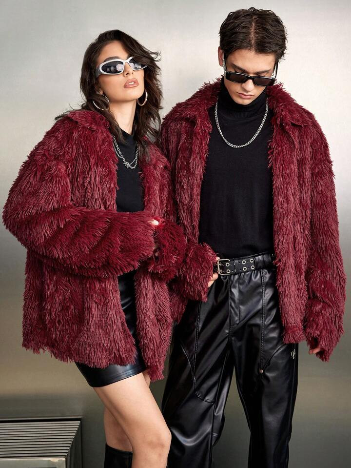 Manfinity Unisex Herrenjacke Mit Umlegekragen | SHEIN