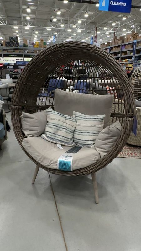 Transform your outdoor space with this  cozy patio chair. #OutdoorLiving #PatioFurniture #GardenDecor #OutdoorChair #HomeDecor #SummerStyle #BackyardOasis

#LTKHome #LTKSeasonal #LTKVideo