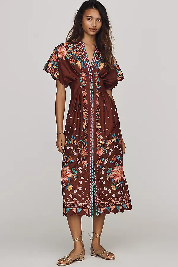 Anthropologie x Farm Rio Midi Dress | Anthropologie (US)