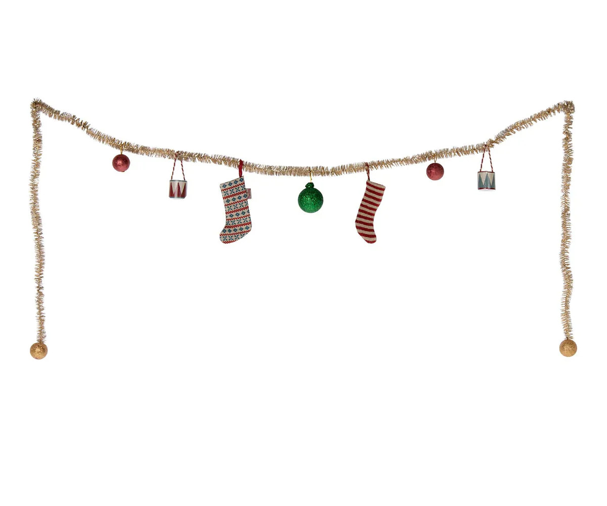 Christmas Garland, Large - Gold | Bohemian Mama