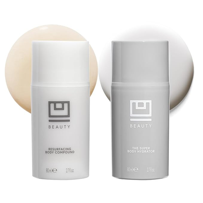 U Beauty Resurfacing Body Compound - Anti-Aging Aha Body Serum and The Super Body Hydrator - Hyal... | Amazon (US)