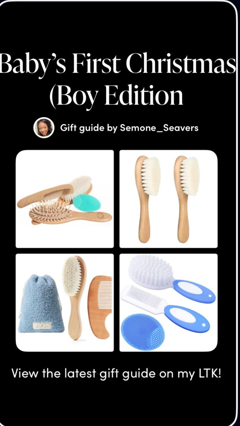 Making his first Christmas extra special ✨ Sweet, cozy, timeless baby gifts for your little one too. #babysfirstchristmas #christmaswithbaby #babyboymom #babyboychristmas #holidaygiftguide #christmasgiftguide2025 

#LTKGiftGuide #LTKBaby #LTKHoliday