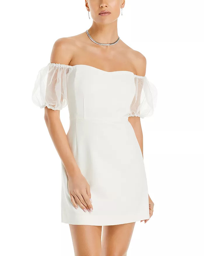 Whisper Puff Sleeve Dress | Bloomingdale's (US)