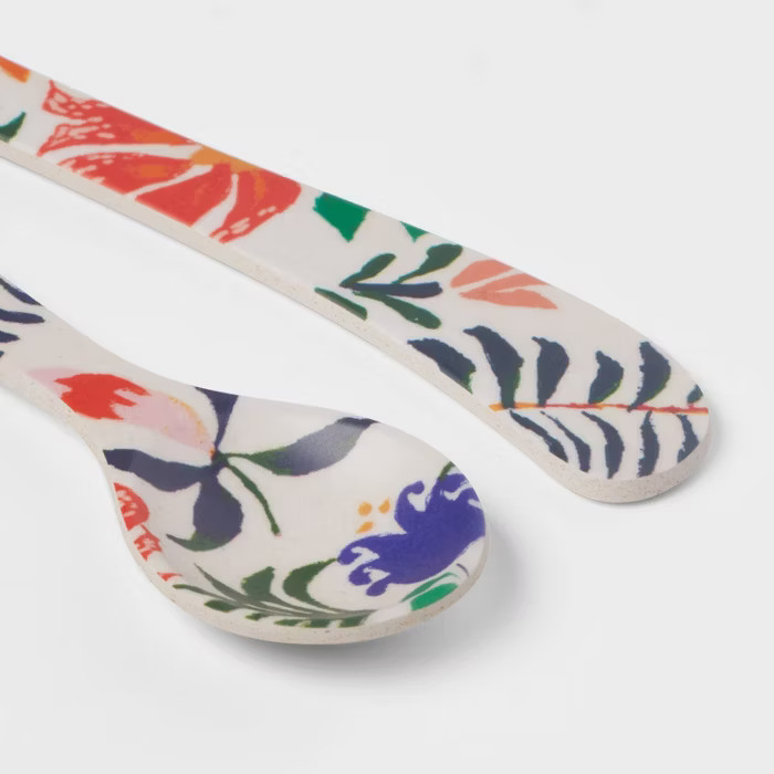 2pc Bamboo Melamine Spoon and Spreader Set - Opalhouse™ | Target