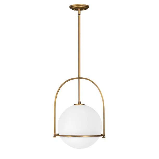 Arie Single Light Glass Dimmable Pendant | Birch Lane