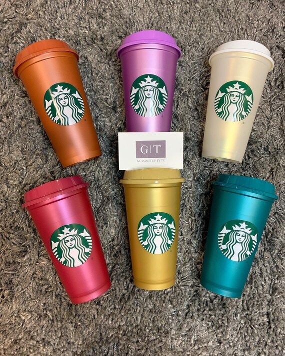 STARBUCKS Metallic Reusable Hot Cup  Limited Edition  Fall | Etsy | Etsy (US)