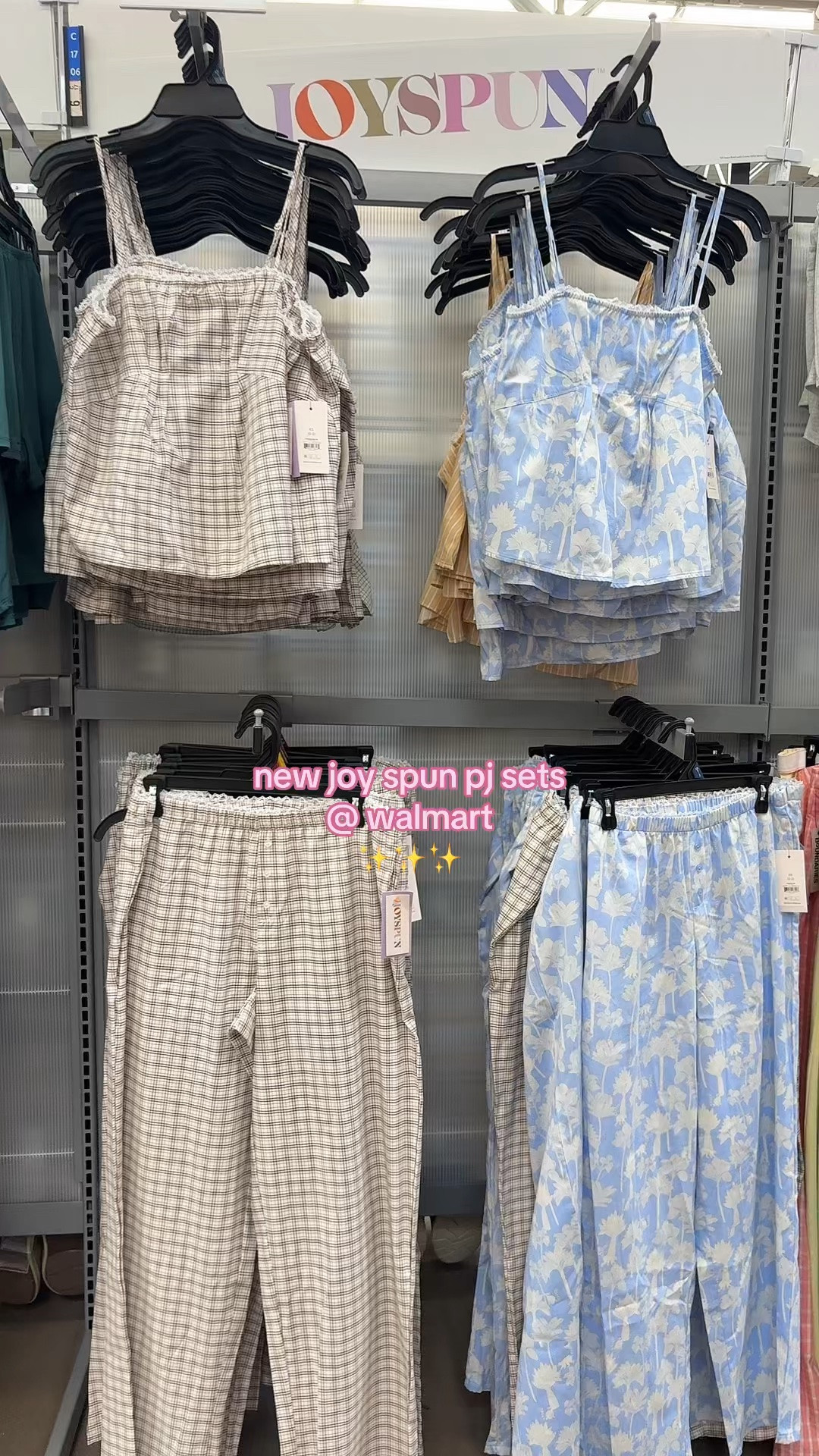New joyspun pajamas at walmart 💛

#LTKootd