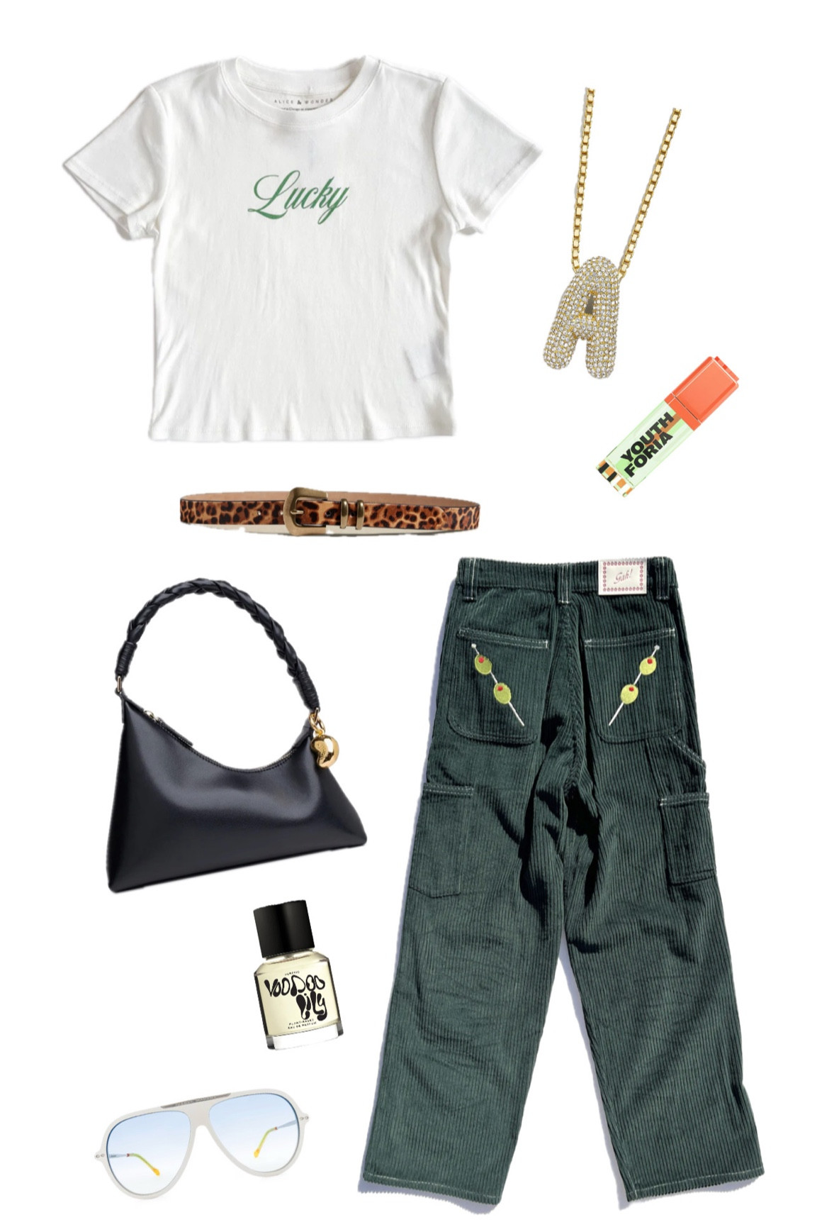 Lucky too is from Alice and wonder and purse is from Aupen 