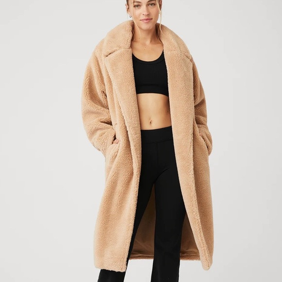 Women’s Alo Yoga Oversized Sherpa Trench Coat  Size: Medium | Poshmark