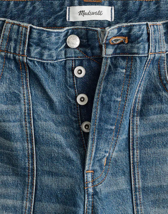 The Darted Barrel-Leg Jean | Madewell