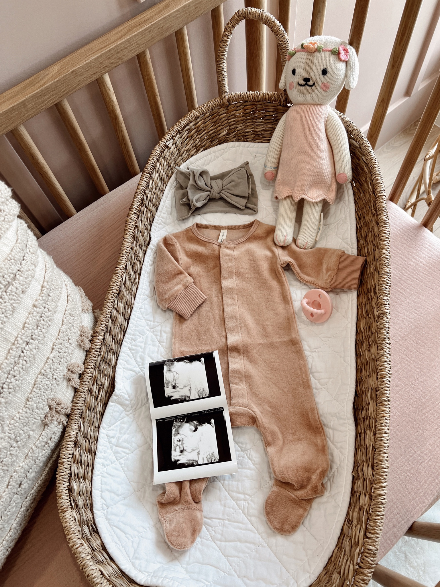 #38weeks today & going into full blown nesting mode over here! 🪹  The nursery is almost finished & I finally got our hospital bags packed 😅 I can’t wait to meet this little angel 👼🏻🤍 

#LTKbaby