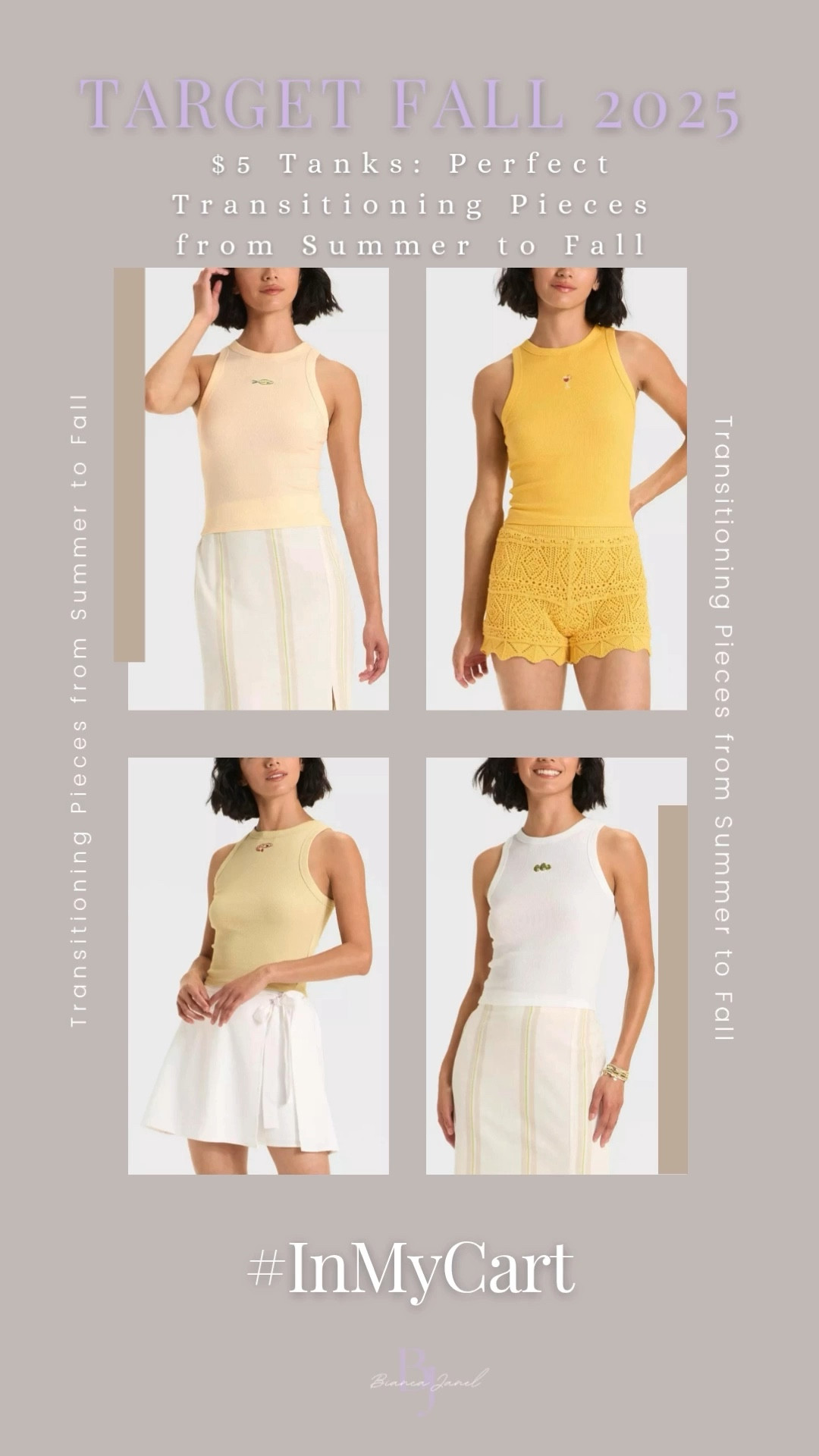 ☀️➡️🍂 Transition piece alert! This $5 tank from Target is everything—cute embellishments that totally scream summer-to-fall vibes. Perfect for layering under cardigans or pairing with your favorite jeans. Affordable, stylish, and ready to upgrade your wardrobe! Don’t sleep on this steal.

#TargetFinds #LTKUnder50 #TransitionStyle #FallFashion #TargetStyle #BiancaJanel #SummerToFall #AffordableFashion #LTKStyle #TargetHaul 

#LTKFindsUnder50 #LTKStyleTip #LTKSeasonal