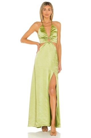 LPA Aniston Dress in Chartreuse from Revolve.com | Revolve Clothing (Global)