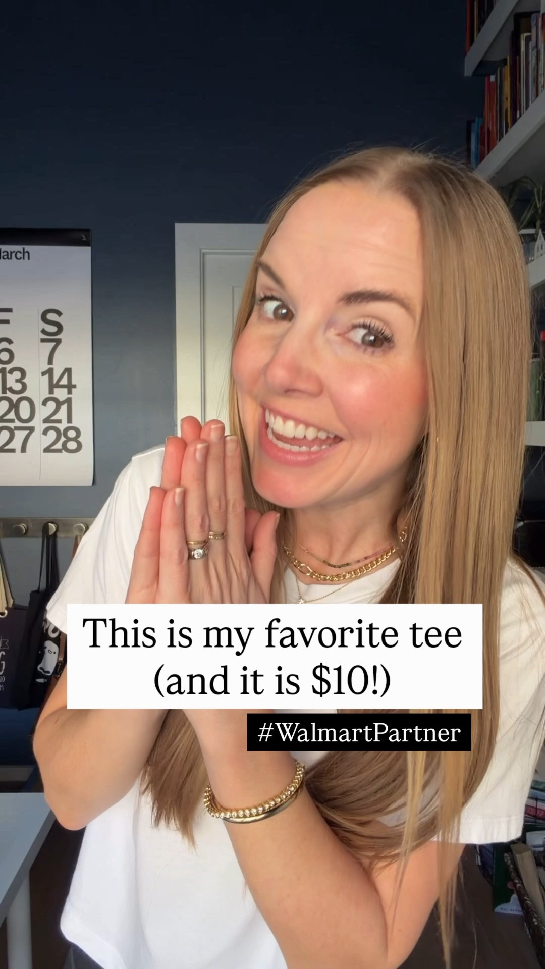 I’ll never get tired of this perfect $10 tee from @walmartstyle  #WalmartPartner

I have it in white (not sheer)
!) and black and it comes in a bunch of other colors too! 

 #WalmartStyle