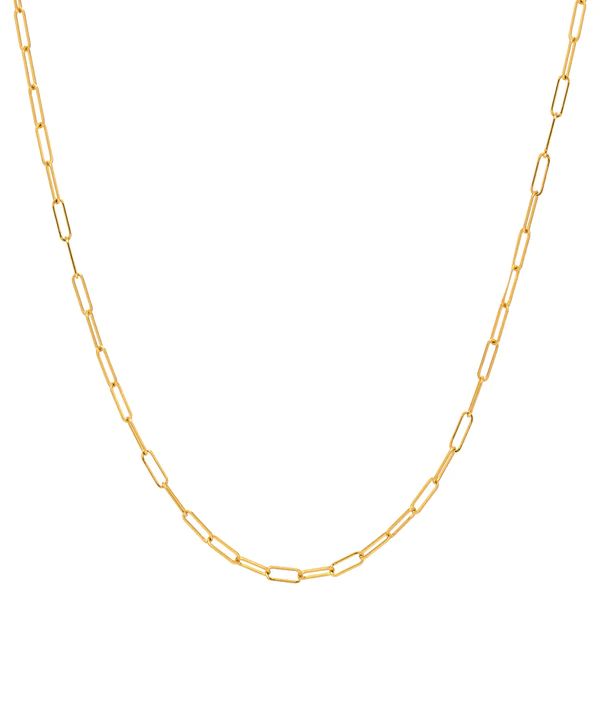 14k Gold Open Link Chain Necklace | Zoe Lev Jewelry