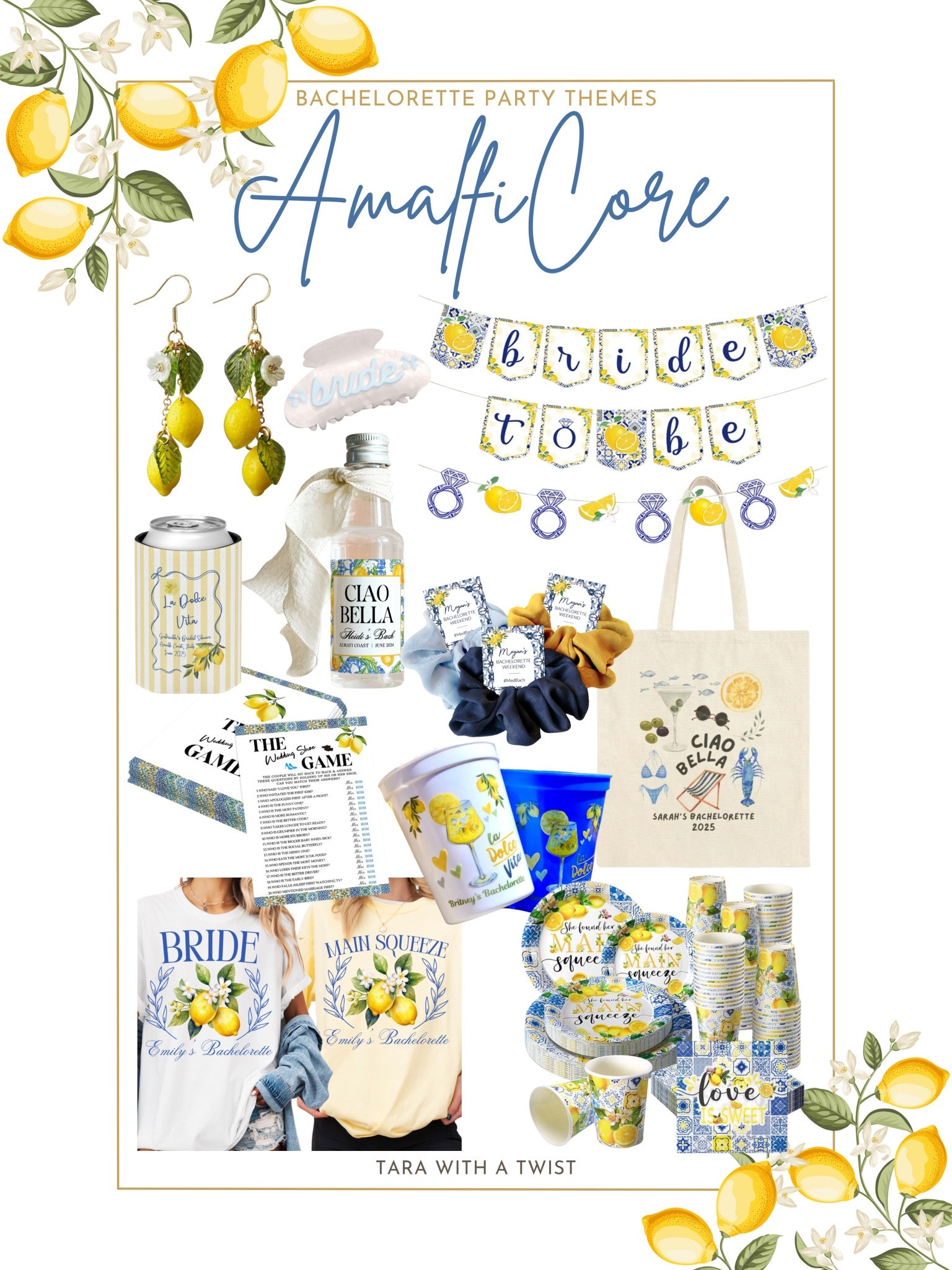 Amalficore Bachelorette! Perfect for an Italian theme bachelorette, Amalfi Coast theme bachelorette, or She Found Her Main Squeeze bachelorette! Check out my Brides Collection for more bride and bachelorette inspo! Bachelorette Party. Bachelorette party decor. Bride to Be. Bachelorette Theme. Bachelorette Party Themes. Bridesmaids. 

#LTKSeasonal #LTKParties #LTKWedding